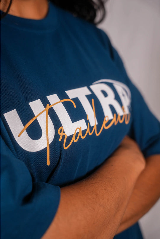 Tee-Shirt Ultra Trail Oversize Encre - La Boucle de l'Étoile