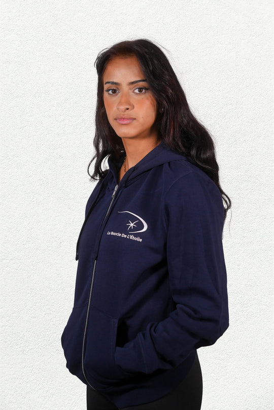 Sweat Zippé Unisexe Premium - La Boucle de l'Étoile