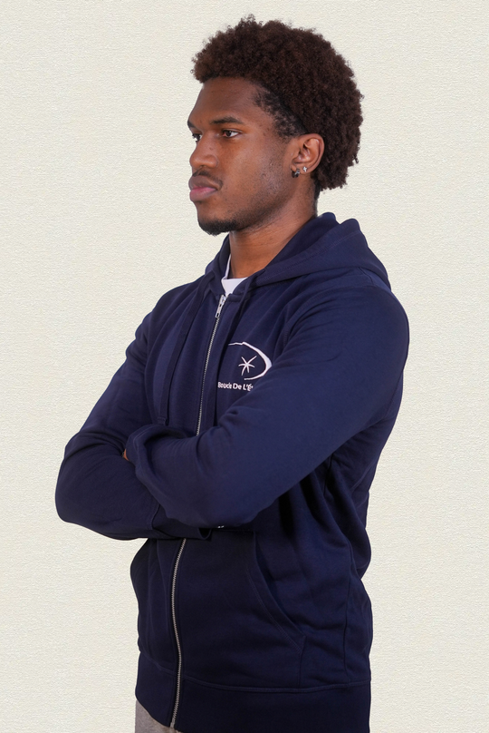 Sweat Zippé Unisexe Premium - La Boucle de l'Étoile