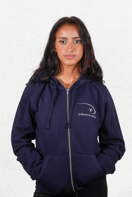 Sweat Zippé Unisexe Premium - La Boucle de l'Étoile