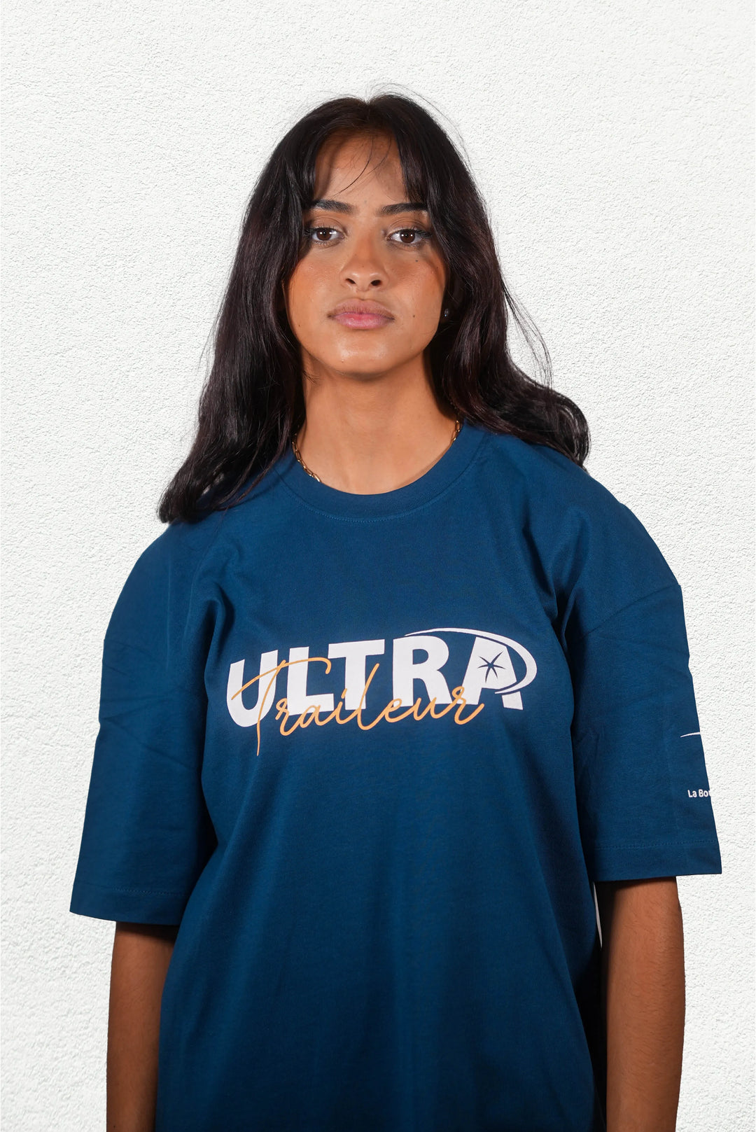 Tee-Shirt Ultra Trail Oversize Encre - La Boucle de l'Étoile