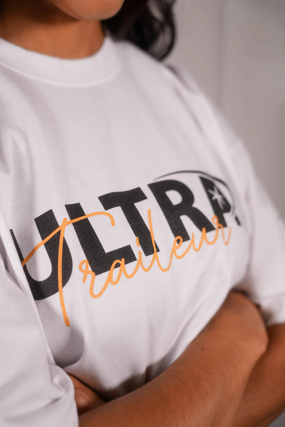 Tee-Shirt Ultra Trail Oversize Coconut- La Boucle de l'Étoile