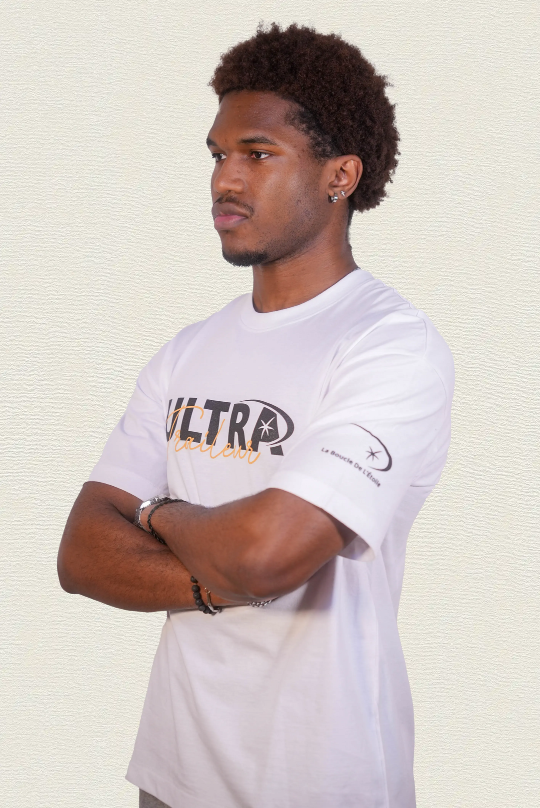 Tee-Shirt Ultra Trail Oversize Coconut- La Boucle de l'Étoile