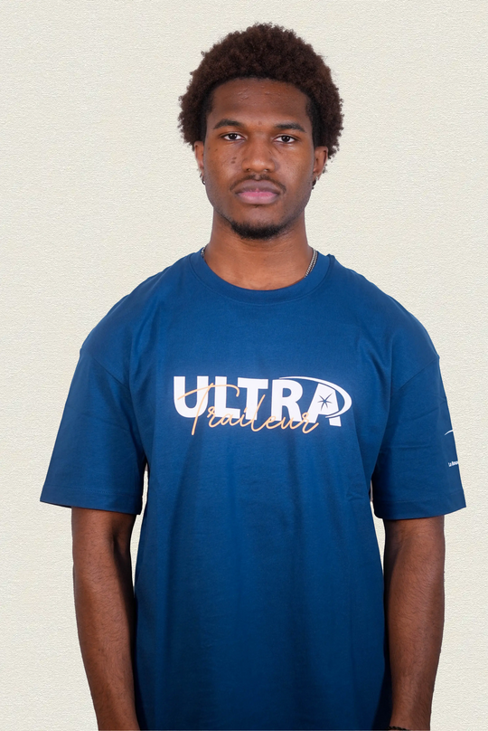 Tee-Shirt Ultra Trail Oversize Encre - La Boucle de l'Étoile